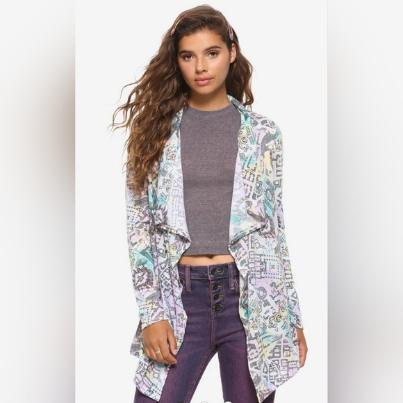 Harry Potter Marader's Map Open Front Cardigan Size Small NWT - Picture 11 of 13